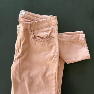 Kenzie Pink Peach Stretch Skinny Jeans